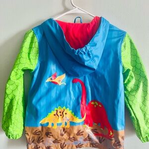 Colorful Dinosaur Rain Jacket